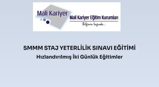 SMMM Staj Yeterlilik Sınavı Eğitimi